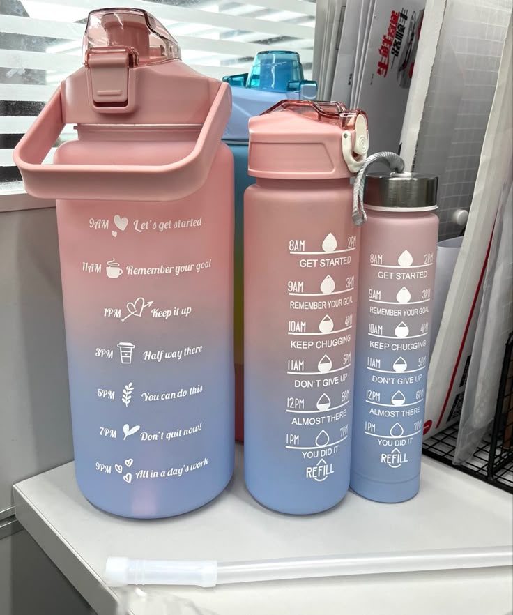 3-Pack Sports Water Bottles Set – Leak-Proof, Durable & Stylish!