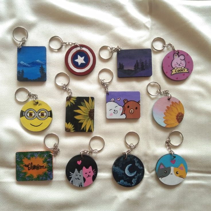 Night Sky Lights Keychain – Made to Order Custom Art